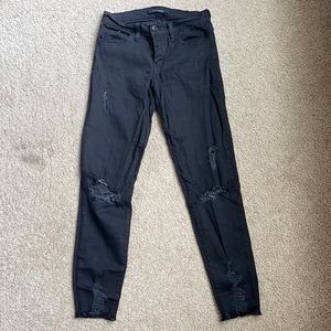Flying Monkey high rise black ankle skinny